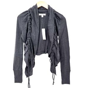 Urban Outfitters Cinched Open-Front Knit Cardigan Women's Small